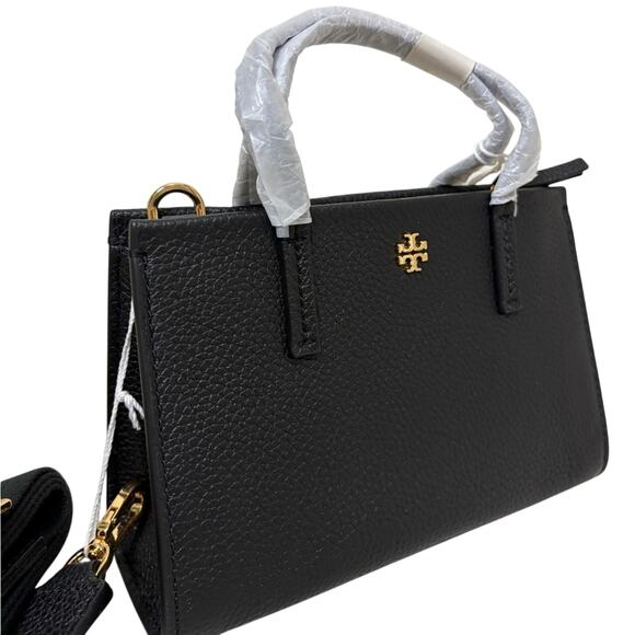 Tory Burch Black Crossbody Bag with Gold Accents - Picture 3 of 6